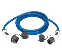 as-Schwabe MODE 3 Ladekabel für Elektroautos Typ 2 auf Typ 2 blau 230 V, 32 A, 7,2 KW, 5,0 m St.