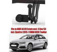 Schwanenhals Abschleppstange für Audi A4 B9 Kombi (2015 & Nein Elektrik - A121