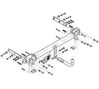 Schwanenhals Abschleppstange für Hyundai Tucson IV 2020- Nein Elektrik - J / 083