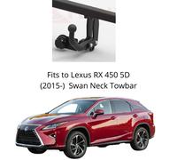 Schwanenhals Abschleppstange für Lexus Rx 450 (2015-2019) & Nein Elektrik - L163
