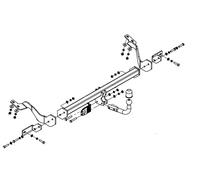 Schwanenhals Abschleppstange Für Opel Combo E L1 2018- Nein Elektrik - C / 029