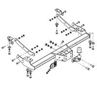 Schwanenhals Abschleppstange Für Opel Vivaro B L1 L2 2014-2019 Nein Elektrik -