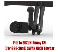 Schwanenhals Abschleppstange Für Suzuki Jimny ( Sn) (1998-2018) & 13 Pin Set -