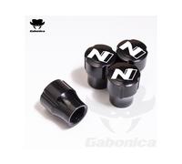 (Schwarz)4PCS Zink-Legierung Auto Rad Reifen Ventil Reifen Luftkappen Fall Für Hyundai N KONA ACCENT