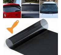 Schwarz 5% Auto Frontscheibe Sonnenschutz Aufkleber Folie 14025CM Schaber
