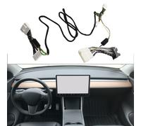 Schwarz ABS Audio Upgrade Adapter Kabel kompatibel mit fr Tesla Fahrzeuge