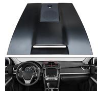 Schwarz ABS Auto für armaturenbrett Lüftung Uhr Blende Platte für Toyota für