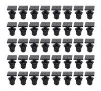 Schwarz ABS Dachfutter Dachhimmel Verkleidung Streifen Clips 50-teiliges Set f??