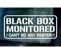 Schwarz Dose Aufkleber Überwacht Junger Fahrer Auto Insurance Fenster Stoßfänger