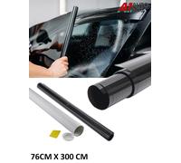 Schwarz Fenster Tönungsfolie Tönung Auto Super Dunkel Limo 5% 76cm X 3M Neu
