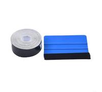 Schwarz Glänzende Vinyl-Autofolie Kit - 3 cm x 10 m PVC-Aufkleber für Zierleisten Chrom Löschen Kratzer & UV-Schutz Einfach DIY (3 cm x 10 m)