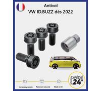 Schwarz Hochsicherheits-Radschlösser VW ID.BUZZ Ab 2022 (2 Nüsse)