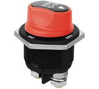 Schwarz Messing Batterie Isolator ON-Off 2P SPST Auto Mini Batterieschalter Kill Switches Auto Race Rally Switches für Motorräder Autos Boote (200A)