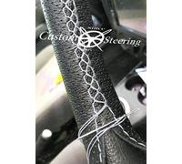 Schwarz Perforiert Leder Lenkrad Abdeckung Für Ford Transit 2012 - 2018