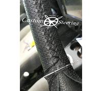 Schwarz Perforiert Leder Lenkrad Abdeckung Für Ford Transit 2012 - 2018