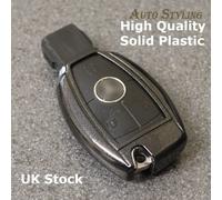 Schwarz Schlüssel Schutzhülle für Mercedes Smart Fernbedienung 2 3 4 Tasten Hull