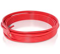 SCHWARZBERG Fahrzeugleitung Fly -versch. Größen verfügbar- 16mm² 5m-Ring rot | KFZ Kabel | Litze | Batteriekabel | Aderleitung flexibel | Einzelader | Litzenkabel | Kupferkabel 16mm2