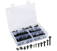 Schwarze 223 Stück Motorrad-Windschutzscheiben-Verkleidungsschrauben Karosserie-Schrauben 1996-2023