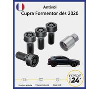 Schwarze Antidiebstahl-Radmuttern Für Cupra Formentor Ab 2020 (2 Buchsen)