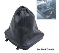 Schwarze Pu Leder Schaltsack Kofferraum für Ford Transit Van MK7 perfekt kompat