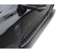 Schwarze Schwellerrohre Flankenschutz Trittbretter passend für Ford Ranger (23-)