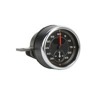(Schwarze Stoppuhr) Saddlebrown Auto-Armaturenbrett-Uhr-Panel Dash