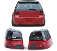Schwarze Und Rote Rücklichter "Urban Style" VW Volkswagen Golf 4 Tuning