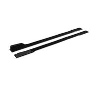 Schweller Reparaturblech Seitenleisten Satz 2m Für Benz W205 W204 W203 W211 W212 W213 W117 C117 W176 Für AMG Für GTR Auto Seite Rock Extensions Spoiler Rocker Splitter(Weiß)