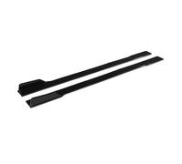 Schweller Reparaturblech Seitenleisten Satz 2m Für Benz W205 W204 W203 W211 W212 W213 W117 C117 W176 Für AMG Für GTR Auto Seite Rock Extensions Spoiler Rocker Splitter(Schwarz)