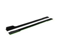 Schweller Reparaturblech Seitenleisten Satz 2m Für Benz W205 W204 W203 W211 W212 W213 W117 C117 W176 Für AMG Für GTR Auto Seite Rock Extensions Spoiler Rocker Splitter(Green)