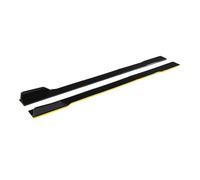 Schweller Reparaturblech Seitenleisten Satz 2m Für Benz W205 W204 W203 W211 W212 W213 W117 C117 W176 Für AMG Für GTR Auto Seite Rock Extensions Spoiler Rocker Splitter(Gelb)