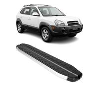 Schweller Seitenbretter Trittbretter für Hyundai Tucson 2004-2010 Alu Schwarz