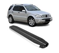 Schweller Seitenbretter Trittbretter für Mercedes ML W163 1998-2005 Alu Schwarz