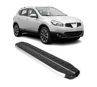 Schweller Seitenbretter Trittbretter für Nissan Qashqai J10 2006-14 Alu Schwarz