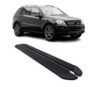 Schweller Trittbretter Schweller für Mercedes M Klasse W164 2006-11 Alu Schwarz