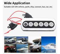 Schwerlast 6 Gang Schalttafel für 12V für Wohnmobile Boote LKW mit Blaulicht