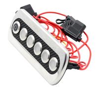 Schwerlast 6 Gang Schalttafel für 12V für Wohnmobile Boote LKW mit Blaulicht