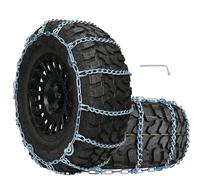 SCITOO QG2228CAM Schneeketten für Pkw, Pickup, LKW, SUV, universelle Notfall-Reifenkette, rutschfeste Verdickung, Reifenketten, Breite 225, 235, 245, 255, 265, 275, 285, 295 (38,1 cm, 40,6 cm, 43,2