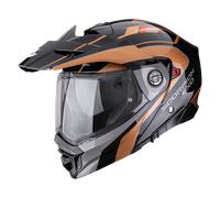Scorpion ADX-2 Kamps Enduro Helm, schwarz-orange, Größe XL für Männer
