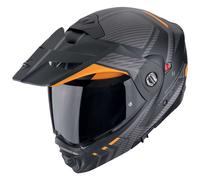 Scorpion ADX-2 Lewis Helm, schwarz-orange matt Größe: XL