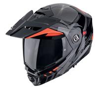 Scorpion ADX-2 LEWIS Klapphelm für Motorräder, schwarz-rot XL