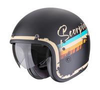 Scorpion Belfast Evo Adonis Jethelm, schwarz-beige, Größe M für Männer