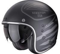 Scorpion Belfast Evo Dawg Jethelm, schwarz-grau, Größe L für Männer