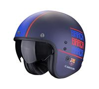 Scorpion Belfast Evo FC Barcelona Blue Matt Jet Helmet Größe