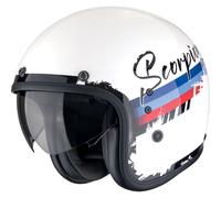 Scorpion Belfast Evo Adonis Jethelm weiss-rot-blau M (57/58)