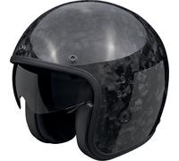 Scorpion Belfast Evo Onyx Carbon Jethelm, schwarz, Größe S für Männer