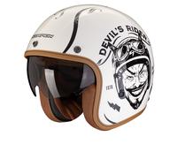 Scorpion Belfast Evo Romeo Cream Schwarz Jethelm Größe S