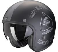 Scorpion Belfast Evo Spade Jethelm, schwarz-silber, Größe XL für Männer
