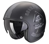Scorpion Belfast Evo Spade Helm, schwarz-silber matt Größe: XL