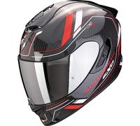 Scorpion Exo-1400 Evo 2 Carbon Air Mirage Helm, schwarz-weiss-rot, Größe XL für Männer